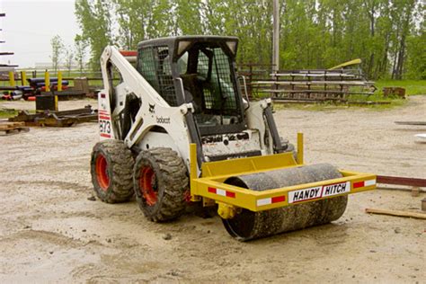 skid steer roller|roller packer for skid steer.